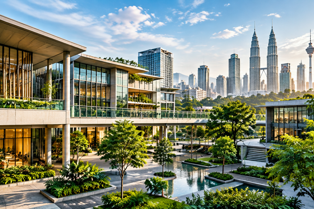 Malaysia campus and Kuala Lumpur visual